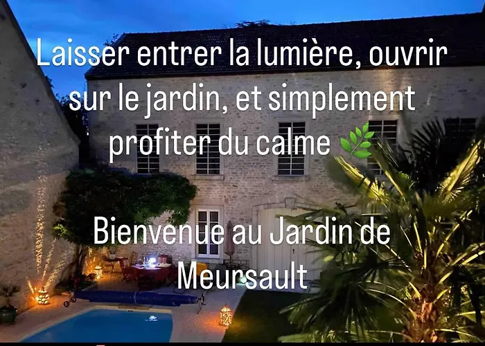 LE JARDIN Chambre de charme, piscine à Meursault